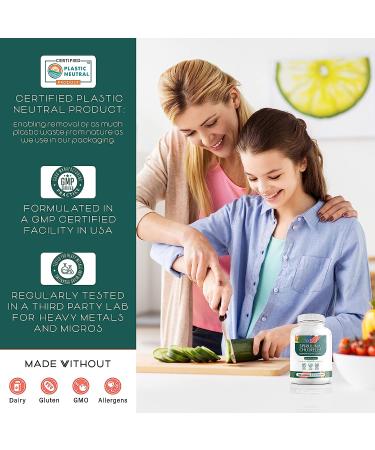 Organic Spirulina & Chlorella Capsules - Detox & Energy Support, 90 Pills, 3X More Chlorella Spirulina Powder - Buy Online on GoSupps.com