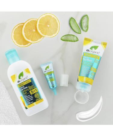 Dr Organic Skin Clear 5 in 1 Toner Cleansing for Acne & Clearing Skin Oily Problem Skin Natural Vegan Cruelty-Free Paraben & SLS-Free Organic 200ml - Buy Online on GoSupps.com