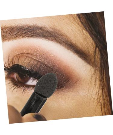 Didiseaon 300 Pcs Mini Eyeshadow Swab Eye Makeup Eyelash Spoolie Concealer Brush Plastic Black - Buy Online on GoSupps.com