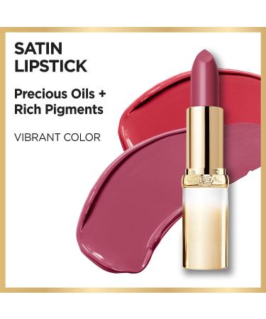 L'Oreal Paris Age Perfect Satin Lipstick 212 Pinot Noir 0.13 oz - Precious Oils, Long-Lasting Color (Pack of 1) - Buy Online on GoSupps.com