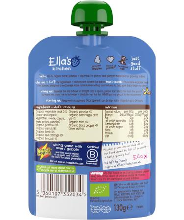 Ella's Kitchen Organic Lamb Roast Dinner with Trimmings 130g - Premium Quality Baby Food - Buy Online on GoSupps.com