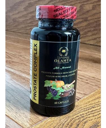 PROSTATE COMPLEX FOR MEN - Support Prostate health capsules Pygeum and Saw Palmetto for Men Support for urinary health Pumpkin seed extract Nettle Extract - 1 Bottle 60 Capsules
