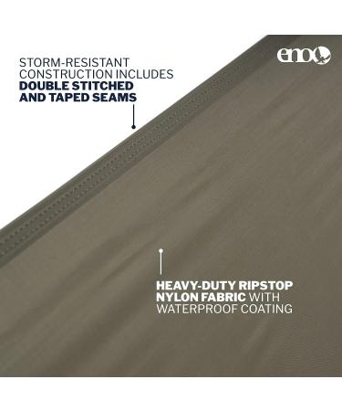 ENO ProFly Rain Tarp - Ultralight Hammock Accessory, Olive | Standard Packaging - Buy Online on GoSupps.com