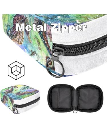 Underwater World Period Bag | Sanitary Napkin Storage Bag and Makeup Pouch - Buy Online on GoSupps.com
