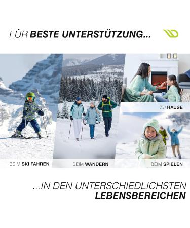 Diasports Merino Wool Ski Socks for Kids | Warm Thermo Knee Socks | Thick Winter Socks for Girls & Boys | KidStars 31-34 Turquoise - Buy Online on GoSupps.com