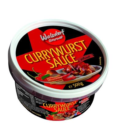 Buy Walsdorf Gourmet Currywurst Sauce 12x500g | Vegan High-Quality Curry Sauce Without Flavor Enhancers - International Shipping - Buy Online on GoSupps.com