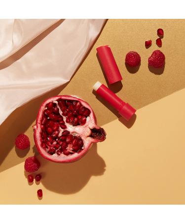 eos Natural Lip Balm - Pomegranate Raspberry | 100% Natural, Gluten Free | Moisturizing Lip Care 2 Pack | Long Lasting Hydration - Buy Online on GoSupps.com