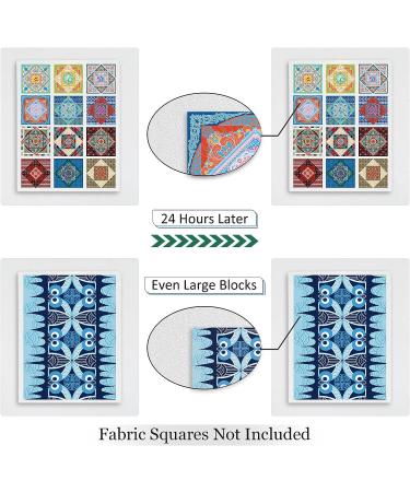 BXI Quilt Design Wall  Thick Sturdy Flannel Quilters Design Board  16 x 12 x 0.5 inches  6 Pcs  Portable Quilting Wall Panels Hold Fabric Firmly  Sewing Quilting Supplies for Quilt Block Projects White  S - Buy Online on GoSupps.com