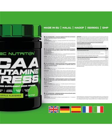  Scitec Nutrition Scitec Nutrition BCAA + Glutamine Xpress Flavored Drink Powder with Amino Acids with Glutamine and Taurine Sugar & Gluten - Buy Online on GoSupps.com