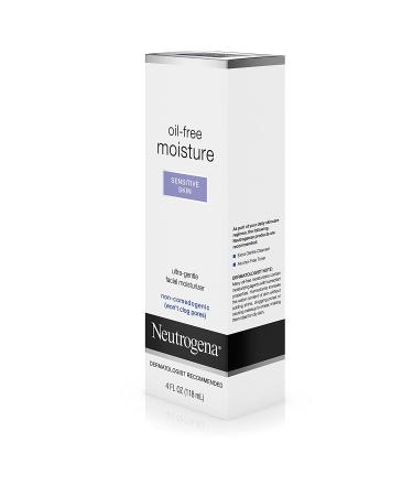 Neutrogena Oil-Free Moisture for Sensitive Skin - Ultra-Gentle Facial Moisturizer 4 fl oz - Buy Online on GoSupps.com