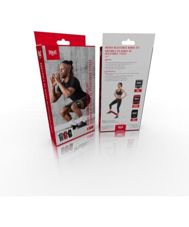 Everlast Woven Resistance Bands (Set of 3) - Portable Resistance Bands for Home Fitness Pilates Strength Training Gym Gear Lightweight & Perfect for Lower Body Targeting & Home Gym Workouts - Buy Online on GoSupps.com