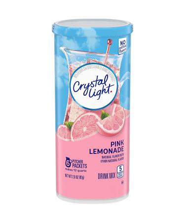 Crystal Light Pink Lemonade Powdered Drink Mix - 6 Count Packets | Sugar-Free & Naturally Flavored - Buy Online on GoSupps.com