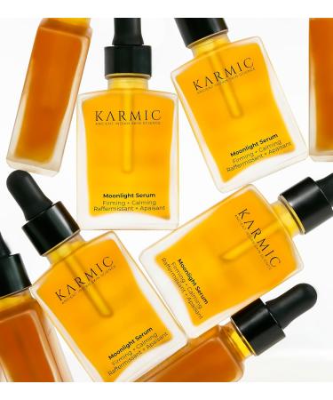 Karmic Skin Anti Ageing Face Serum: Bakuchiol + Vitamin C | Wrinkles Dark Spots Hyperpigmentation Night Treatment | Best Natural Retinol | Hydrating Collagen Boosting Facial Oil | Dark Spot Remover - Buy Online on GoSupps.com