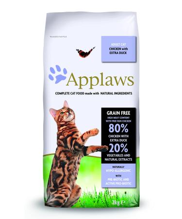 Applaws cat dry food adult chicken with duck grain -free and complete 2kg (1 pack) adults - chicken with duck 2 kg (1 Pack) - Buy Online on GoSupps.com