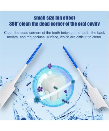 CRLLDPM 160 Soft Silicone Interdental Brushes - Gentle Tooth Cleaning for Optimal Oral Hygiene - Buy Online on GoSupps.com