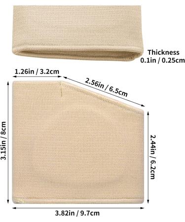 SIBBA Mittelfu -Pads | Orthopedic Insole Bandage | Breathable Beige Toe Correction | Pain Relief Foot Pillow for Men & Women - XL Size - Buy Online on GoSupps.com