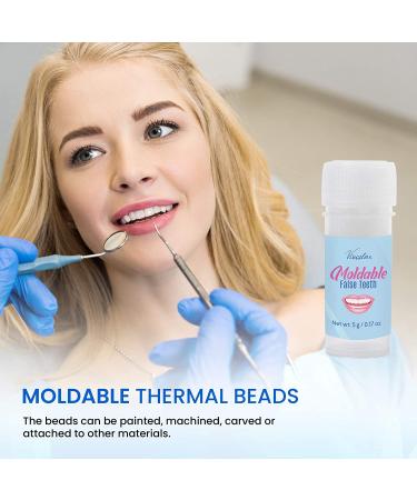 Teeth Repair Kit with Moldable False Teeth and Fitting Beads - Instant Smile Solution with Mirror and Tweezer - Buy Online on GoSupps.com