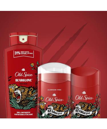 Old Spice Bearglove Body Wash 30 oz - Bold and Masculine Scent - Buy Online on GoSupps.com