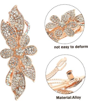 minkissy hair jewelry spring hair clips for women barrettes for women metal hair clips for women barrettes for thick hair rhinestone hair clip the flowers Accessories white bride alloy - Buy Online on GoSupps.com