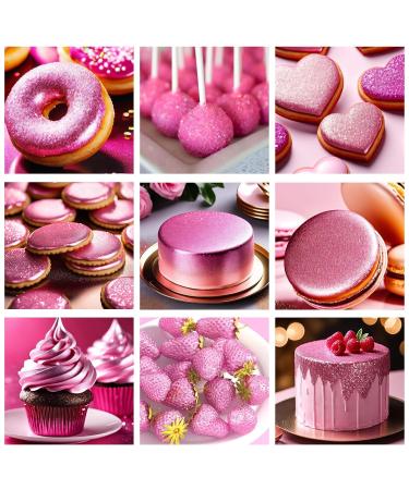 Buy Wwtop Edible Glitter 10g - Pink Glitter Powder for Drinks Cakes Cocktails & Fondant | Tasteless Glitter Spray & Food Coloring Dust - Buy Online on GoSupps.com