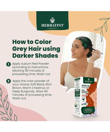 Herbatint Henna Color Organic Hair Dye - Rich Brown 3.5oz - Vegan Plant-Based Formula - Buy Online on GoSupps.com