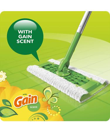 Swiffer Sweeper Dry Sweeping Pad Refills  Hardwood Floor Mop Cleaner Cloth Refill  Gain Scent  32 Count 32 Count (Pack of 1) - Buy Online on GoSupps.com