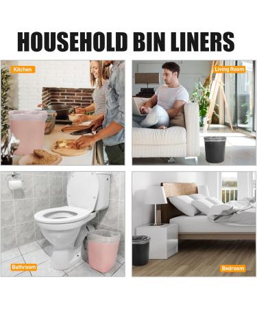 ToVii Small Bin Bags 50 Liter Extra Thick 0.98 Mil-75 Bags Small Pedal Bin Liners 13 Gallon Clear Garbage Bags Wastebasket Liners for kitchen Bedroom Bathroom Office Clear Clear(50L)75PCS - Buy Online on GoSupps.com