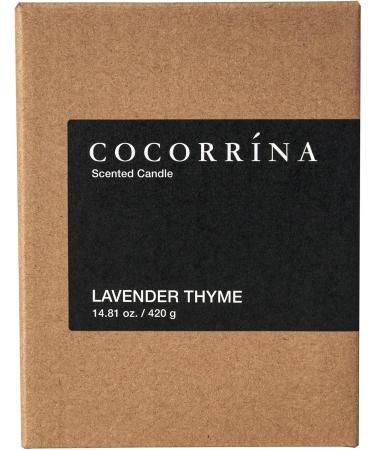 Cocorr na Lavender Thyme Candle | 420g Natural Soy | 46 Hour Burn | Perfect Christmas Gift - Buy Online on GoSupps.com