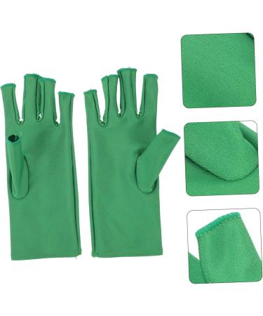 HONMEET 1 Pair Nail Gloves Polish Manicures Anti- Gloves Down Mittens Hand Cover Skincare Tool Fingerless Mitts Nail Tools Gel for Nails Manicure Gloves Elastic Spandex - Buy Online on GoSupps.com
