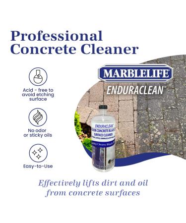 EnduraCLEAN Exterior Concrete Black Stain Remover - Best Outdoor Cement Cleaner for Driveways Patios Sidewalks & Stepping Stones | 32 oz - Buy Online on GoSupps.com
