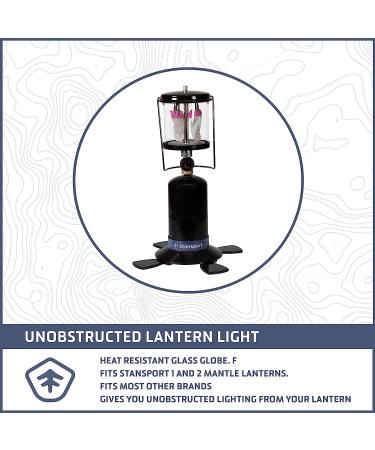 Stansport Lantern Globe Replacement - Clear Glass | Durable and Reliable - Buy Online on GoSupps.com