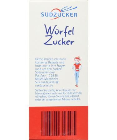 S dzucker Sugar Cubes (Pack of 10 x 500g) - Premium Quality Sweetener for International Shipping - Buy Online on GoSupps.com