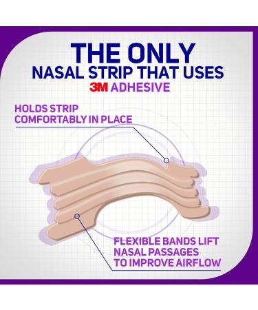 Breathe Right Lavender Scented Nasal Strips - 26 Count x 2 Packs for Drug-Free Nasal Congestion Relief - Buy Online on GoSupps.com