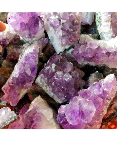 Natural Crystal Rough Popular Natural Uruguay Amethyst Cluster Original Rough Raw Purple Crystal Clusters Druse for Reiki Decoration (Size : 200g 2pc) - Buy Online on GoSupps.com