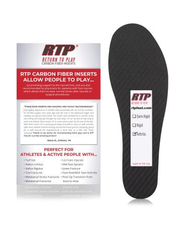 Carbon Fiber Full Shoe Arthritic Insert 26 cm Men's Size 9 or Women's Size 10 Made in The USA 26 cm Mens 9/Womens 10