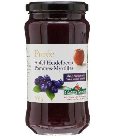 Organic Coteaux Nantais Apple and Blueberry Puree - 360g