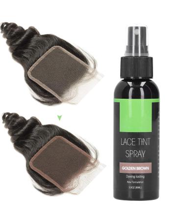 Buy Lace Tint Spray for Wigs - Melting Spray for Lace Frontals & Closures (Gold Brown) - 98ml Portable Tint & Glue Remover - Buy Online on GoSupps.com