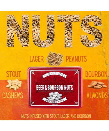 Nuts Gift Basket for Men - Flavored Cashews, Almonds & Peanuts - Unique Mixed Nuts Tin Gift Box - Perfect Snack Basket for Dad - 1lb - Buy Online on GoSupps.com