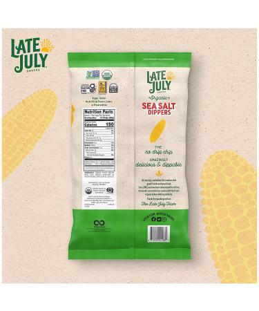 Late July Organic White Corn Tortilla Chips Dippers - 7.4 oz Bag - Buy Online on GoSupps.com
