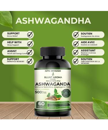 Ashwagandha Extract Capsule - Great Strength Blended Ginger Root Turmeric Curcumin Alkanet Root and Black Pepper - 60 Capsules - 2 Month Supply - Buy Online on GoSupps.com