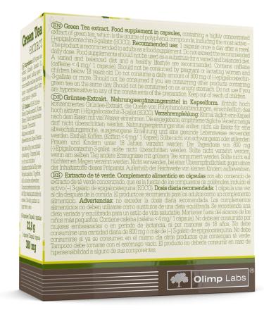 Olimp Green Tea Extract - 60 Capsules Blister Box | Premium Weight Loss & Antioxidant Support | International Shipping Available - Buy Online on GoSupps.com