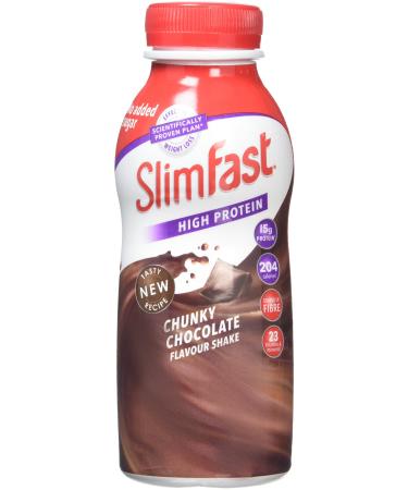 SlimFast Chunky Chocolate Shake 325ml Chocolate 325.00 ml (Pack of 1)