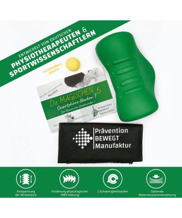 Neck Extensor Cushion - Neck Ex Massage Device for Pain Relief | Relief from Neck & Back Tension | Includes Exercise Book by German Physiotherapists (Green) - Buy Online on GoSupps.com