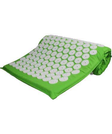 Acupressmate Massage Mat & Nail Mat 80x51 cm - Green | Ultimate Relaxation & Pain Relief for Body & Mind | Shop Internationally - Buy Online on GoSupps.com