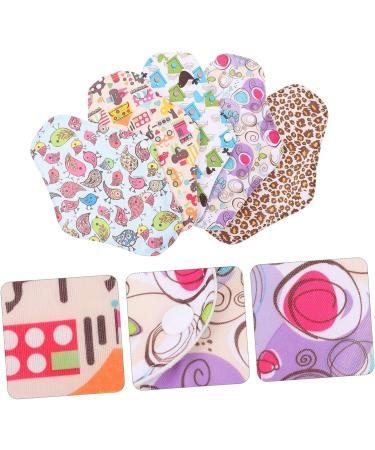 Healifty 15 Pcs Organic Washable Sanitary Pads | Reusable Cloth Menstrual Pads & Nursing Pads Assorted Colors | Bamboo Incontinence Pads for Women | Eco-Friendly Ladies Panties Liner - Pack of 1 - Buy Online on GoSupps.com