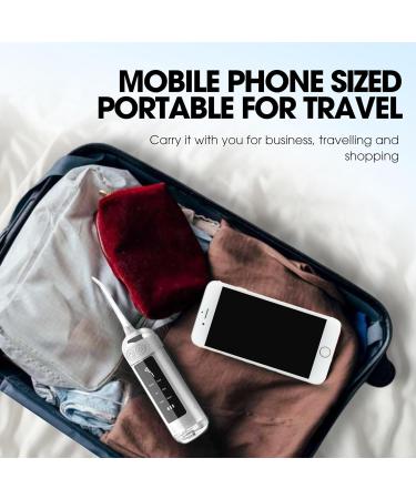 Portable Water Flosser - Rechargeable Oral Irrigator with 6 Modes & 4 Nozzles - Ideal for Gums Teeth Braces - Effective Plaque Remover (White - Buy Online on GoSupps.com