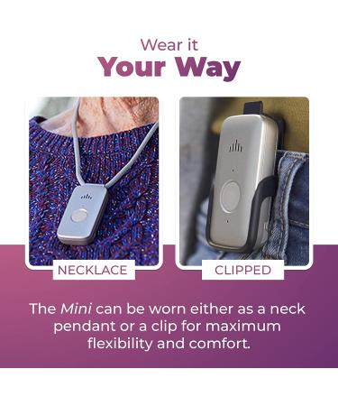 Mini Guardian 4G Medical Alert System by Medical Guardian - 24/7 Elderly Assistance - Easy Button for Seniors - Silver - Buy Online on GoSupps.com