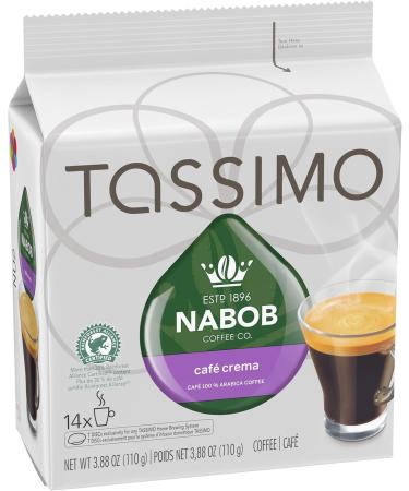 Tassimo Nabob Espresso Single Serve T-Discs 110g (5 Boxes of 14 T-Discs) & Nabob Caf Crema Coffee Single Serve T-Discs 110g (5 Boxes of 14 T-Discs) Coffee + Nabob Caf Crema Coffee Espresso 14 Count (Pack of 5) - Buy Online on GoSupps.com