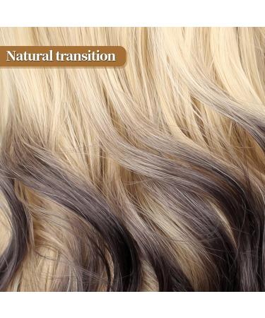 Faelbaty Long Curls Blonde Ombre Wig - Natural Curly Party & Cosplay Wig for Women | International Shipping - Buy Online on GoSupps.com