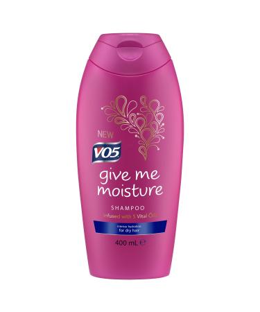 VO5 VO5 Give Me Moisture Daily Cleansing and Revitalizing Shampoo Hair Care for Men and Women Repairs and hydrates hair softens and cleanses all hair styles and colours (400 ml)